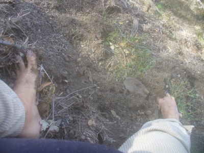 No shoes