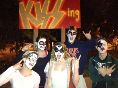 Finally the whole band together.