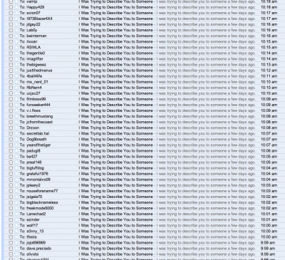 Sent list