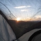 Sunset through my tent