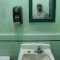 Self portrait in a bathroom in the middle of nowhere Texas.