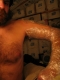 Left arm cut out.
