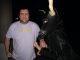 Lowteck prepares to wrestle a minotaur