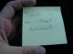 Note #5 close up