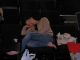 Our make-up artist asleep between takes