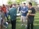 Runners prepare