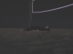 Another homeless guy under a volleyball net