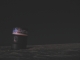 Solitary trash can
