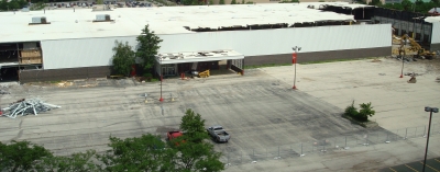 Very large half-a-building, from the outside. Very large half-a-building, from the outside.