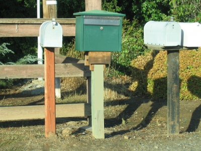 Kyle's mailbox. Kyle's mailbox.