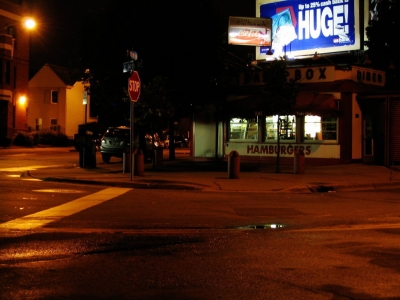 Search corner, garden, doorway, in distress.