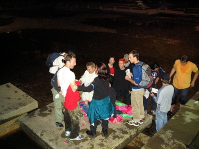 Thus in the checkpoint safe zone they are dropped!