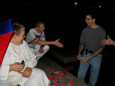 In thirty seconds, he's at Journey's end.