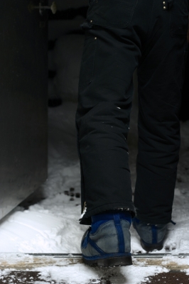 Accidental escape from the camera.