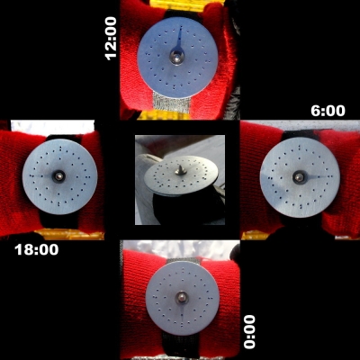 Sundial around the clock. Sundial around the clock.
