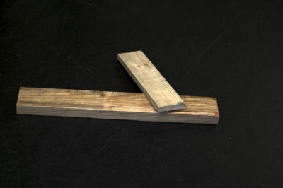 Blind woodworking - the materials.