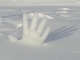 One hand.