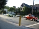 Just before a crossing.