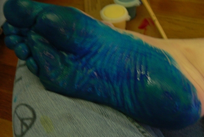 A second shot of my foot