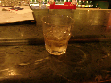 my drink: Jack/water with a splash of bitters