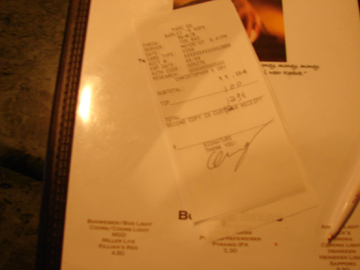 the check signed blind