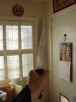 then I found the knife