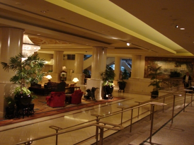 Lobby of the hilton