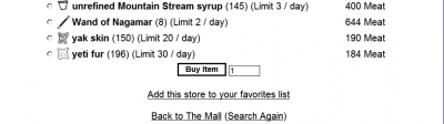 Buy Item
