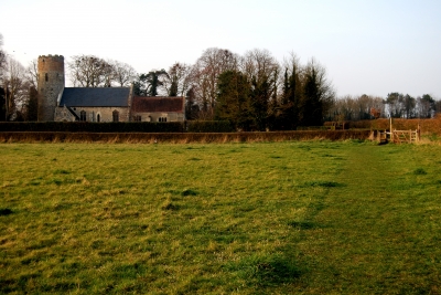Old church in the Norfolk countryside. Old church in the Norfolk countryside.