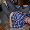 There was lots of laying down at Minch's