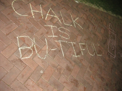 BU-tiful chalking