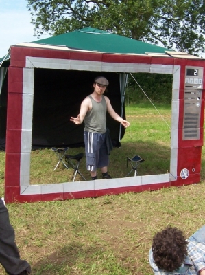 The giant TV The giant TV