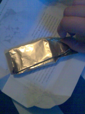 neatly folded of course