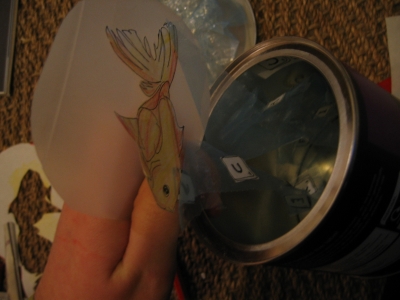 In you go little fishy