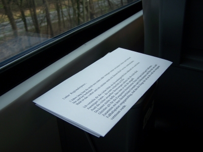 In the train