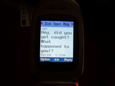 Message to a loved one beset by the Red Death Message to a loved one beset by the Red Death