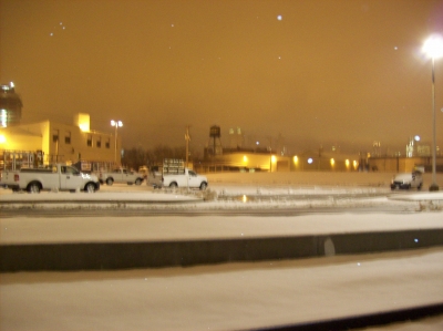 trucks! snow! train tracks! trucks! snow! train tracks!
