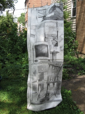 Pretty much unchanged after 30 minutes of pounding rain.