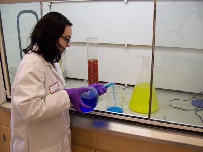 Adding the first ingredient