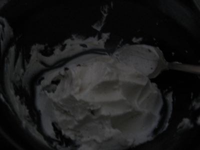 I replaced the cupcake guts with vanilla custard.
