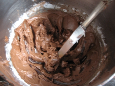 Chocolate frosting covers up the surgery!
