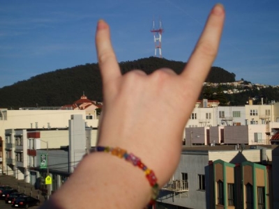 Rock on, Sutro Tower!
