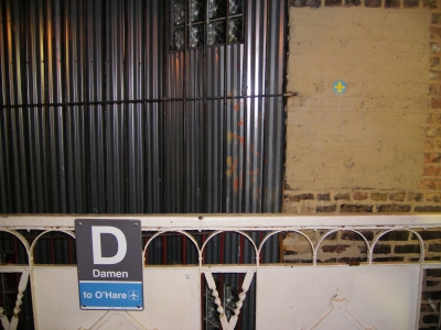 Damen CTA stop, Chicago