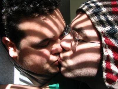 buddy and i kissing