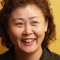 happy asian lady