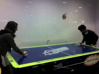 Air Hockey.