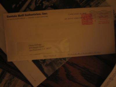 Weeks later, I actually received a reply