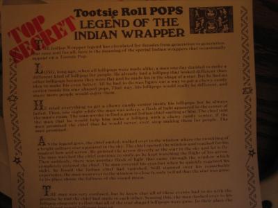 The Legend Insert, part One The Legend Insert, part One
