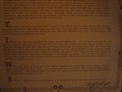 The Legend Insert, part Two The Legend Insert, part Two
