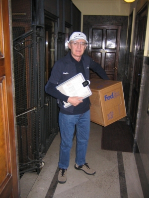 my father UPSed